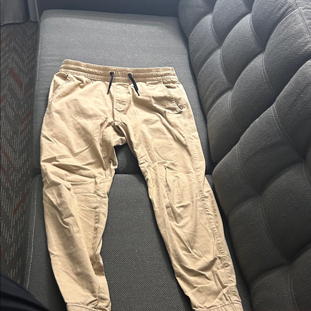 Hollister Men's Beige Jogger Pants